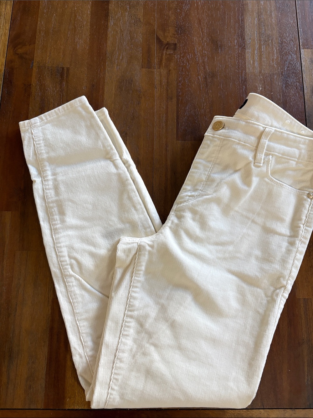 Talbots Cream/Ivory Corduroy Jeggings